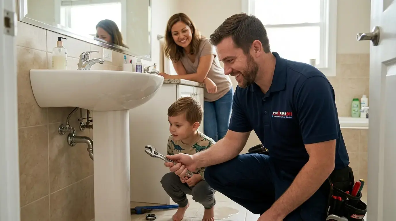 Licensed plumber at work in Batavia, IL